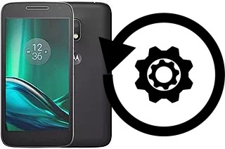 Zurücksetzen oder reset a Motorola Moto G4 Play