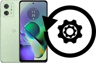 Zurücksetzen oder reset a Motorola Moto G54 (China)