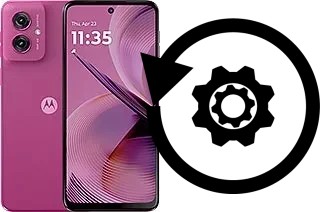 Zurücksetzen oder reset a Motorola Moto G55