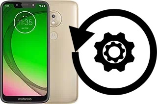 Zurücksetzen oder reset a Motorola Moto G7 Play