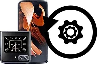 Zurücksetzen oder reset a Motorola Moto Razr 2022