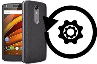 Zurücksetzen oder reset a Motorola Moto X Force