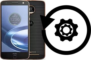 Zurücksetzen oder reset a Motorola Moto Z Force