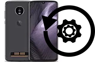 Zurücksetzen oder reset a Motorola Moto Z4 Play