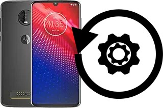 Zurücksetzen oder reset a Motorola Moto Z4