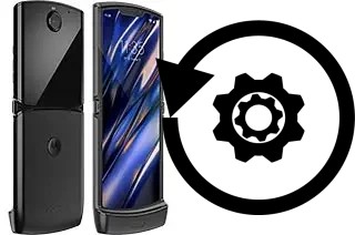 Zurücksetzen oder reset a Motorola Razr 2019