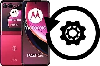 Zurücksetzen oder reset a Motorola Razr 40 Ultra