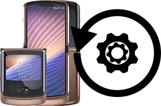 Zurücksetzen oder reset a Motorola Razr 5G