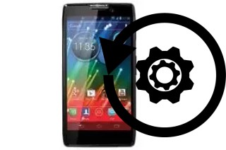 Zurücksetzen oder reset a Motorola RAZR HD