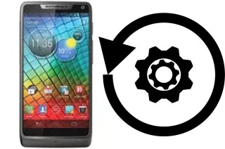 Zurücksetzen oder reset a Motorola RAZR i XT890