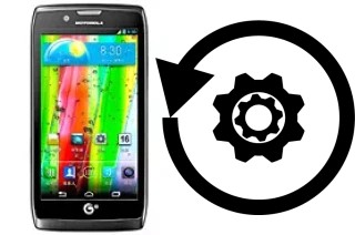 Zurücksetzen oder reset a Motorola RAZR V MT887