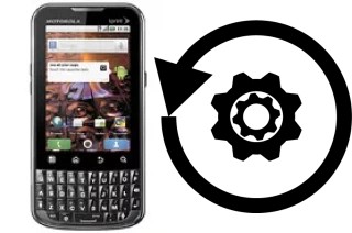 Zurücksetzen oder reset a Motorola XPRT MB612