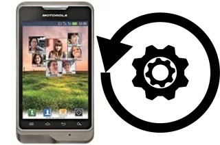 Zurücksetzen oder reset a Motorola XT390