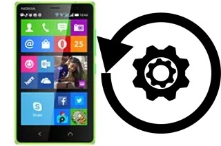 Zurücksetzen oder reset a Nokia X2 Dual SIM