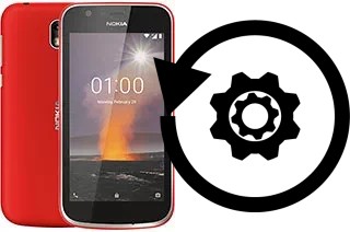 Zurücksetzen oder reset a Nokia 1