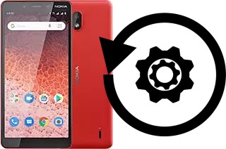 Zurücksetzen oder reset a Nokia 1 Plus