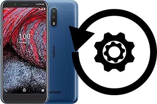 Zurücksetzen oder reset a Nokia 2 V Tella