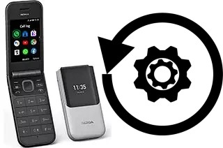 Zurücksetzen oder reset a Nokia 2720 Flip