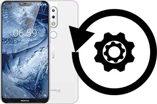 Zurücksetzen oder reset a Nokia 6.1 Plus (Nokia X6)