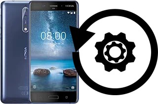 Zurücksetzen oder reset a Nokia 8