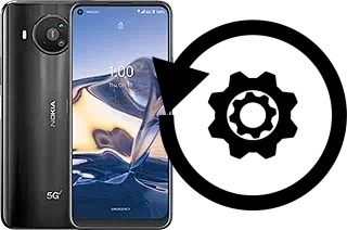 Zurücksetzen oder reset a Nokia 8 V 5G UW