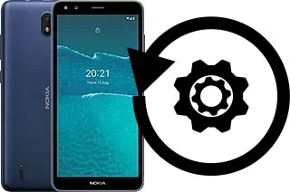 Zurücksetzen oder reset a Nokia C1 2nd Edition