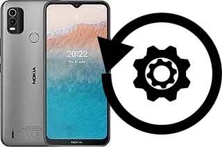 Zurücksetzen oder reset a Nokia C21 Plus