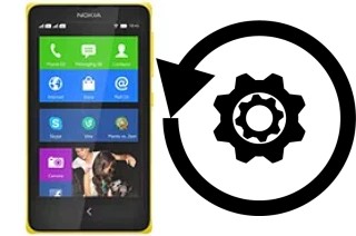 Zurücksetzen oder reset a Nokia X