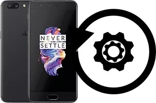 Zurücksetzen oder reset a OnePlus 5