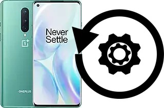 Zurücksetzen oder reset a OnePlus 8