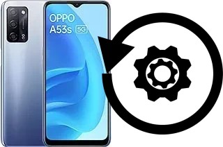 Zurücksetzen oder reset a Oppo A53s 5G