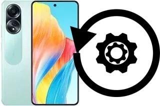 Zurücksetzen oder reset a Oppo A58 4G