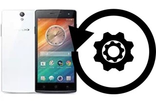 Zurücksetzen oder reset a Oppo Find 5 Mini