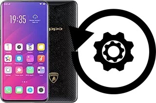 Zurücksetzen oder reset a Oppo Find X Lamborghini Edition