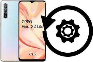 Zurücksetzen oder reset a Oppo Find X2 Lite