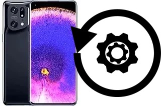 Zurücksetzen oder reset a Oppo Find X5 Pro