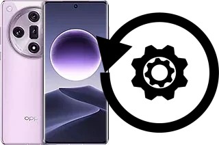 Zurücksetzen oder reset a Oppo Find X7