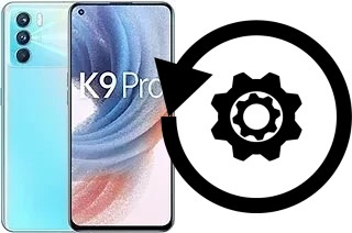 Zurücksetzen oder reset a Oppo K9 Pro