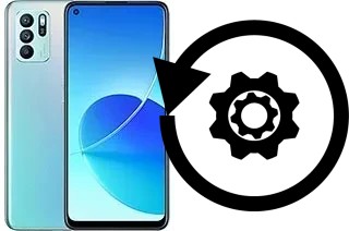 Zurücksetzen oder reset a Oppo Reno6 Z