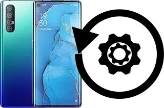 Zurücksetzen oder reset a Oppo Reno3 Pro