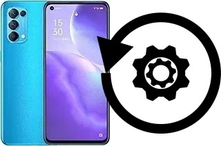 Zurücksetzen oder reset a Oppo Find X3 Lite