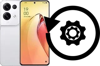 Zurücksetzen oder reset a Oppo Reno8 Pro+