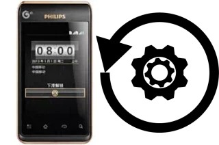 Zurücksetzen oder reset a Philips T939