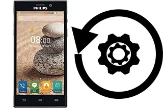 Zurücksetzen oder reset a Philips V787