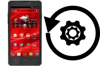 Zurücksetzen oder reset a Prestigio MultiPhone 4505 Duo