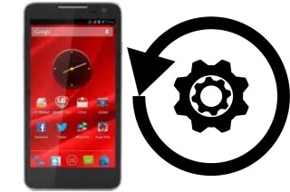 Zurücksetzen oder reset a Prestigio MultiPhone 5044 Duo