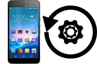 Zurücksetzen oder reset a QMobile Linq L15