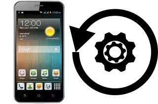 Zurücksetzen oder reset a QMobile Noir A75