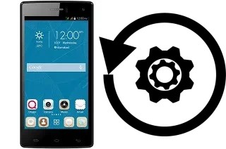 Zurücksetzen oder reset a QMobile Noir X550