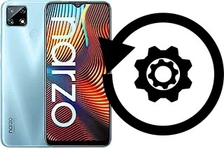 Zurücksetzen oder reset a Realme Narzo 20